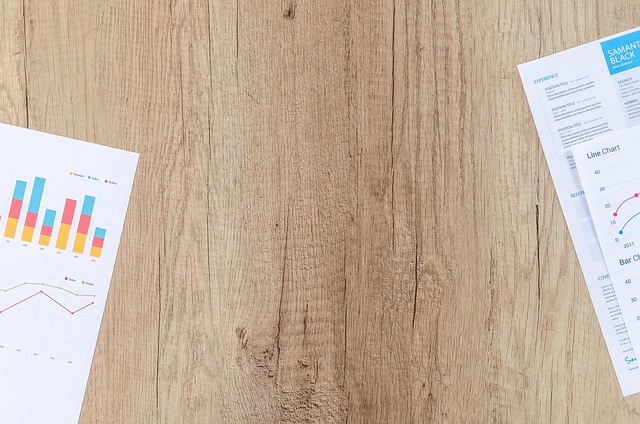 corporate earnings report financial statements with charts and analysis